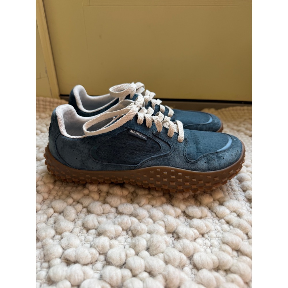 Merrell Wrapt Sneakers Barefoot Minimalist Shoes Navy Blue Size M7 W8.5